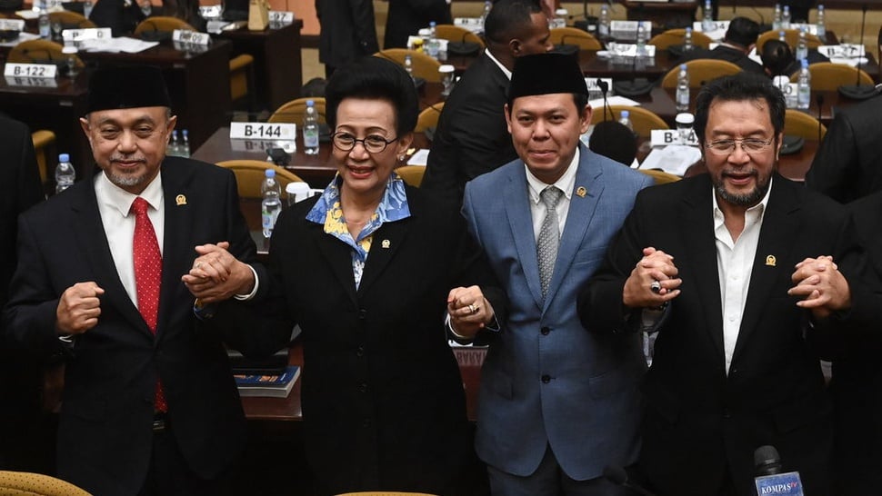 Pimpinan DPD RI 2024-2029, Sultan Najamudin terpilih menjadi Ketua